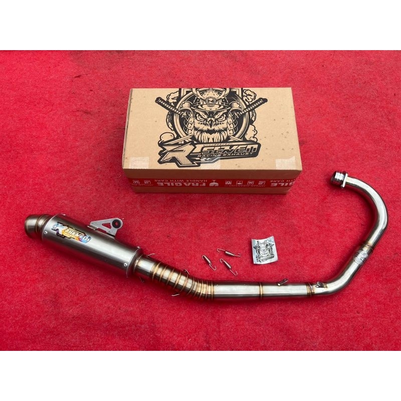 KENALPOT FULLSYSTEM TIGER TYPE KOMPETISI  ORIGINAL R_SEVEN RACING