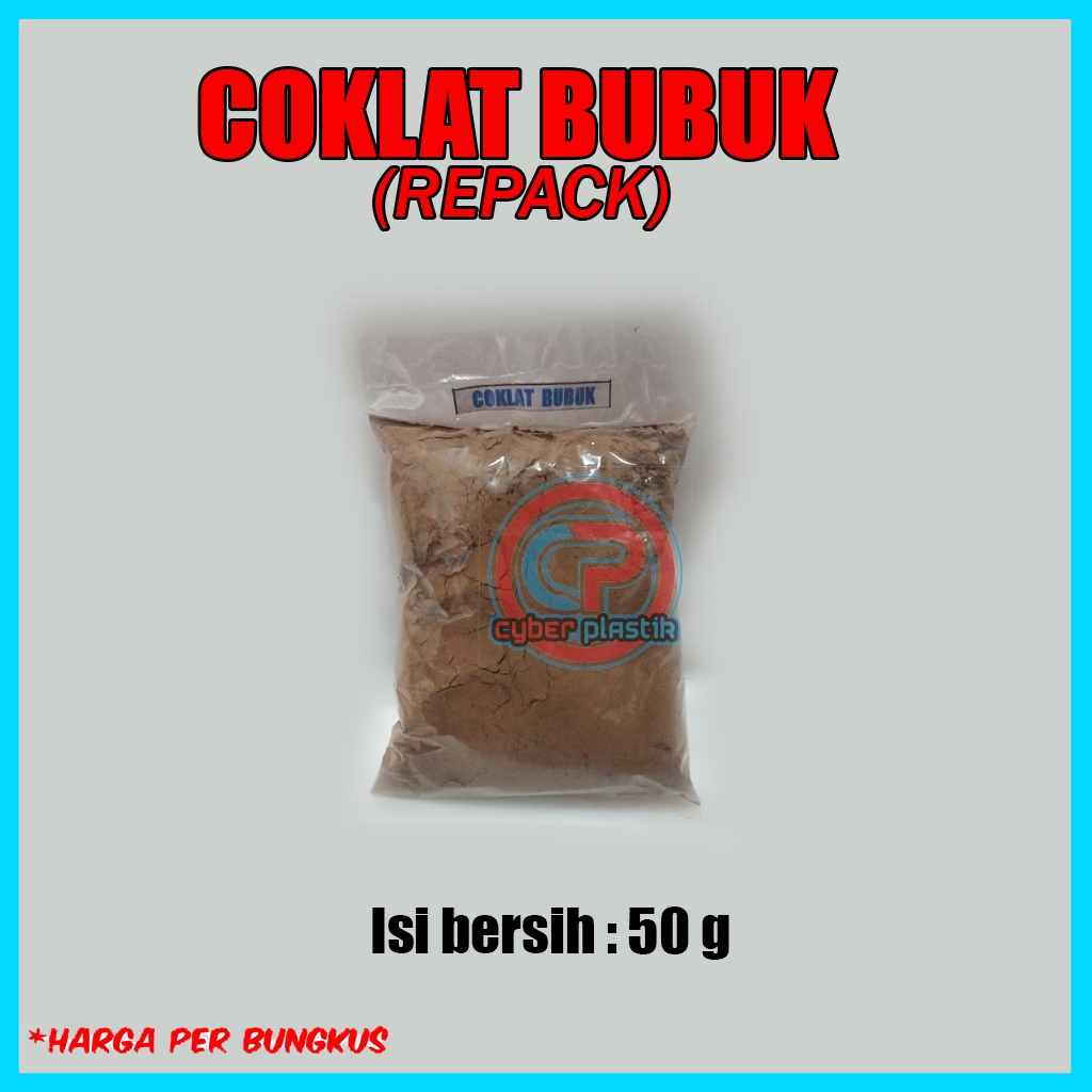 

Coklat Bubuk Repack Kemasan 50 gr