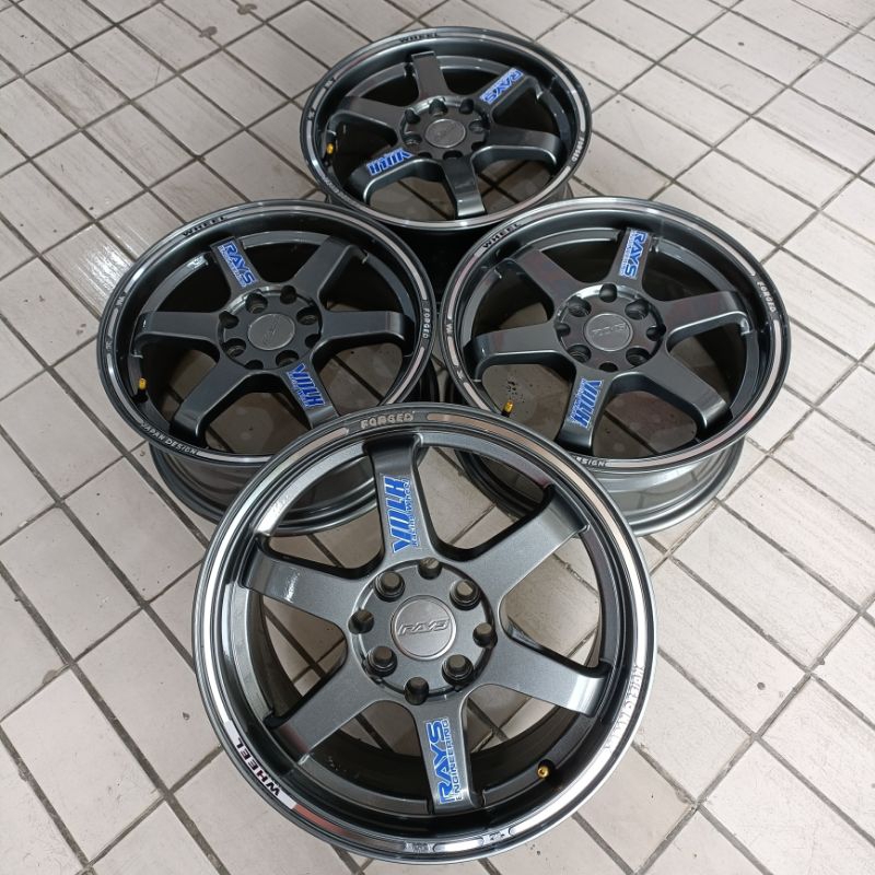 Velg Racing Bekas Te37 Ring 15 Cocok Jazz Brio Yaris Ayla Avanza Xenia Livina