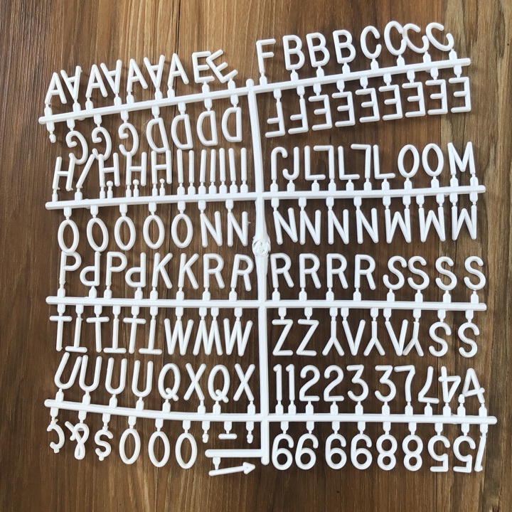 

✶Model Baru [TAMBAHAN HURUF] - hanya huruf dan angka satu set B52 ✪