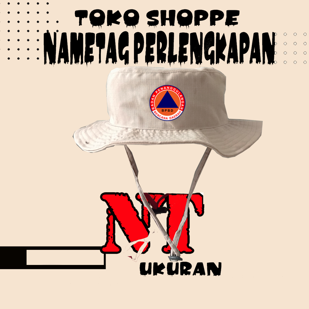 Topi Rimba BPBD/Rimba BPBD/Topi Gunung BPBD/Bucket Hat BPBD Terbaru