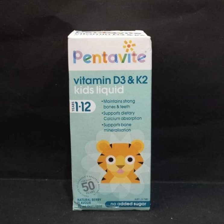 Pentavite Vitamin D3 & K2 Kids Liquid 30ml