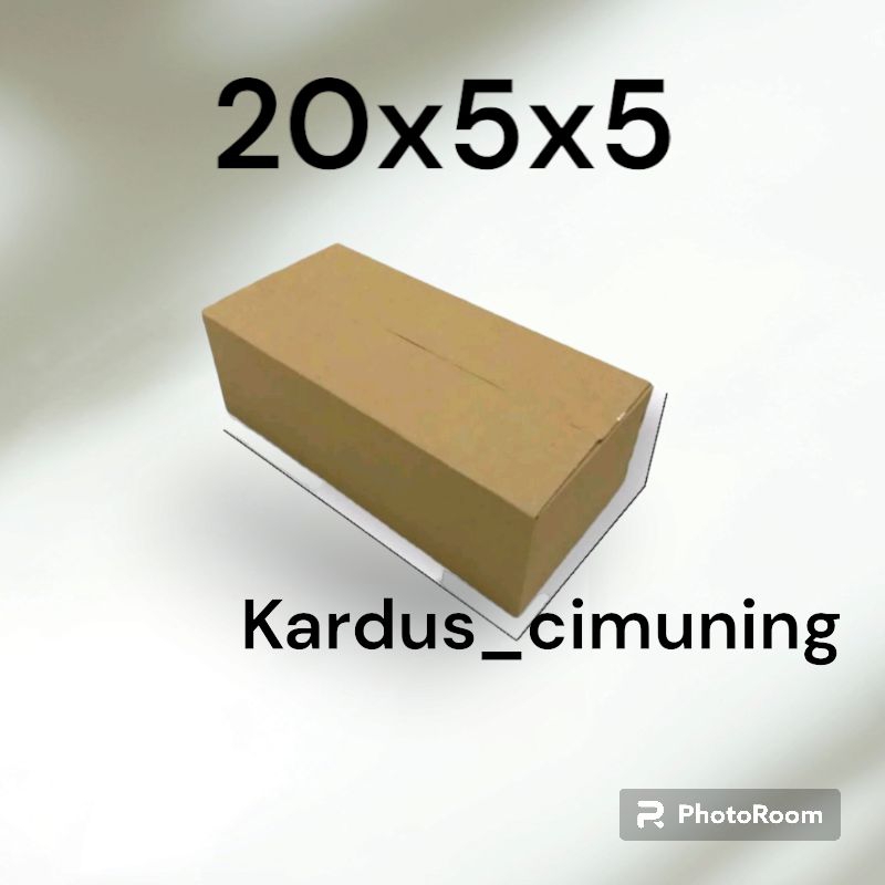 

kardus box packing 20x5x5