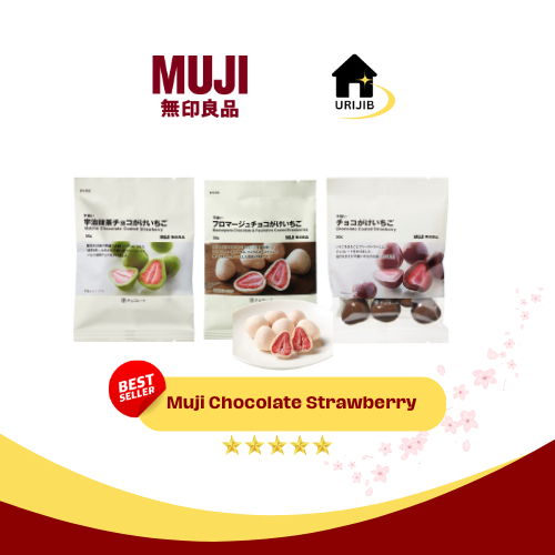 

Coklat Strawberry Muji | Muji Chocolate Strawberry | Muji Chocolate Coated