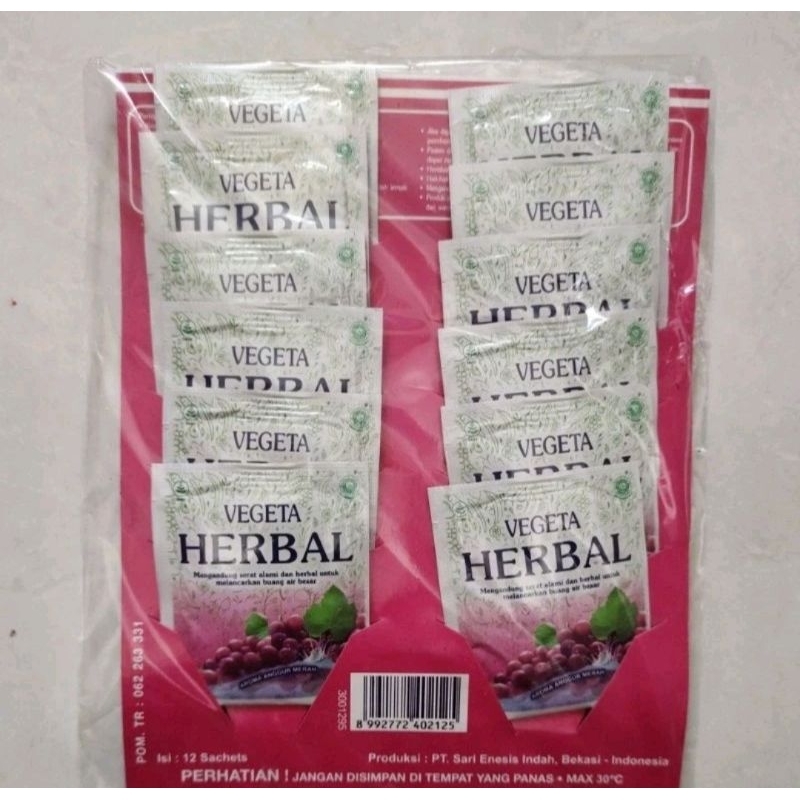 

Vegeta herbal rasa anggur 1 saset