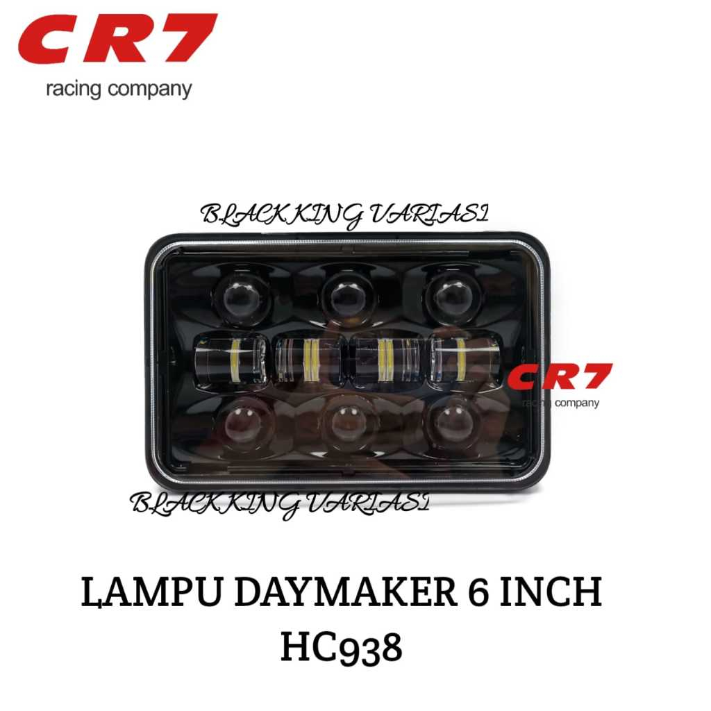 Lampu Daymaker Kotak 6 inch 10 Led Lampu Daymaker 10 Mata Lampu Tembak Daymaker Lampu Depan Daymaker