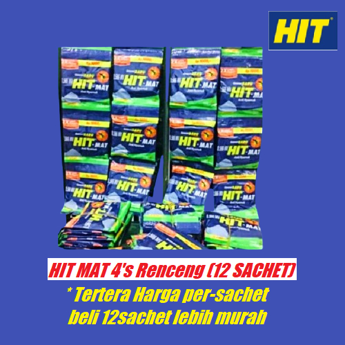 HIT MAT Refill Sachet Isi Ulang Obat Nyamuk Bakar Elektrik
