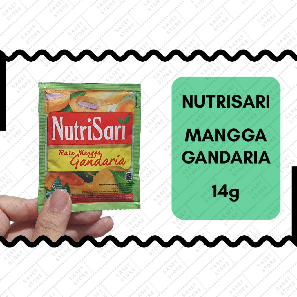 

Nutrisari Mangga Gandaria 14g Sachet Minuman Serbuk Instan