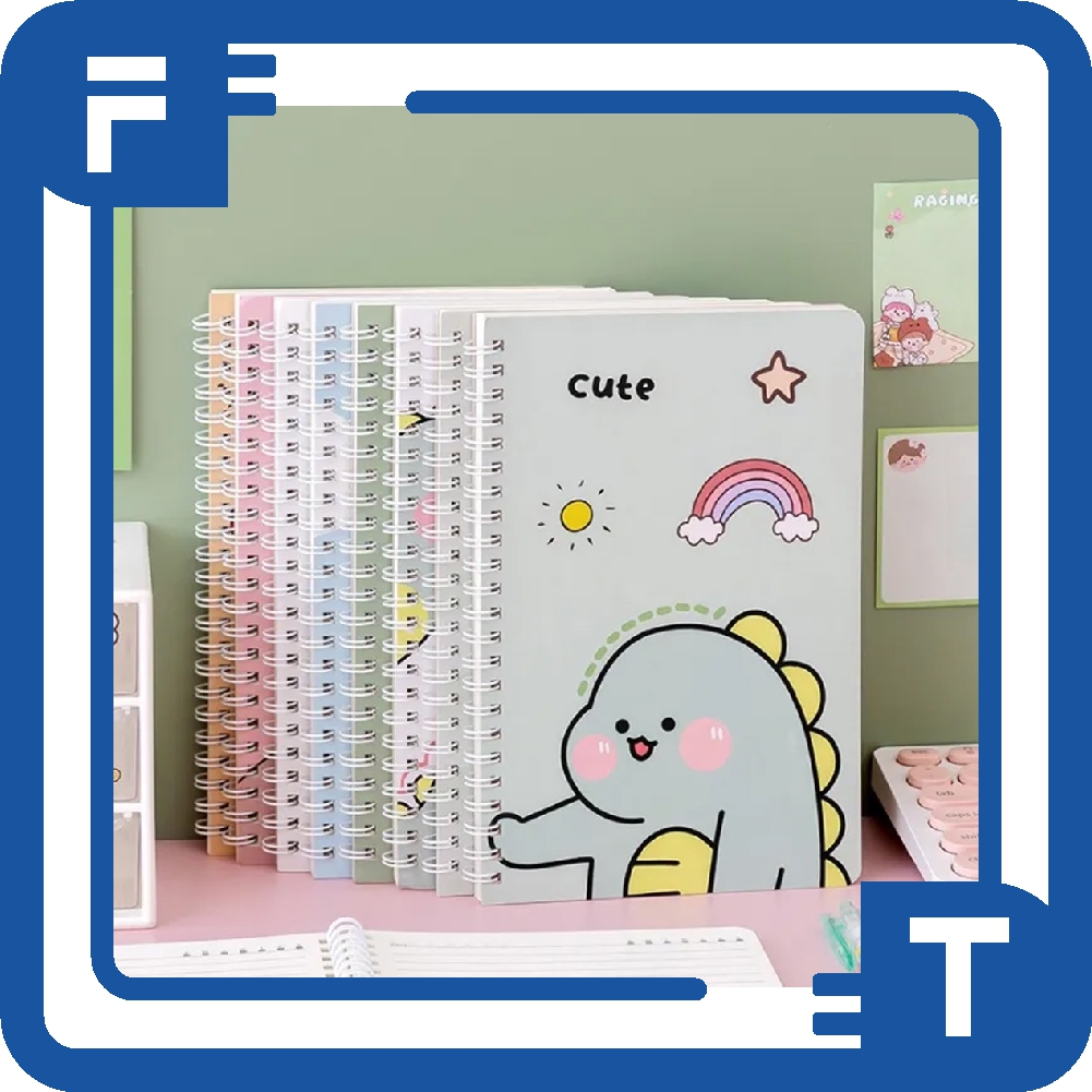 

FT Buku Tulis Spiral A5 Notebook Ring A5 Bunga Aesthetic / Notebook Journal / Buku Tulis A5 Spiral Notebook S105