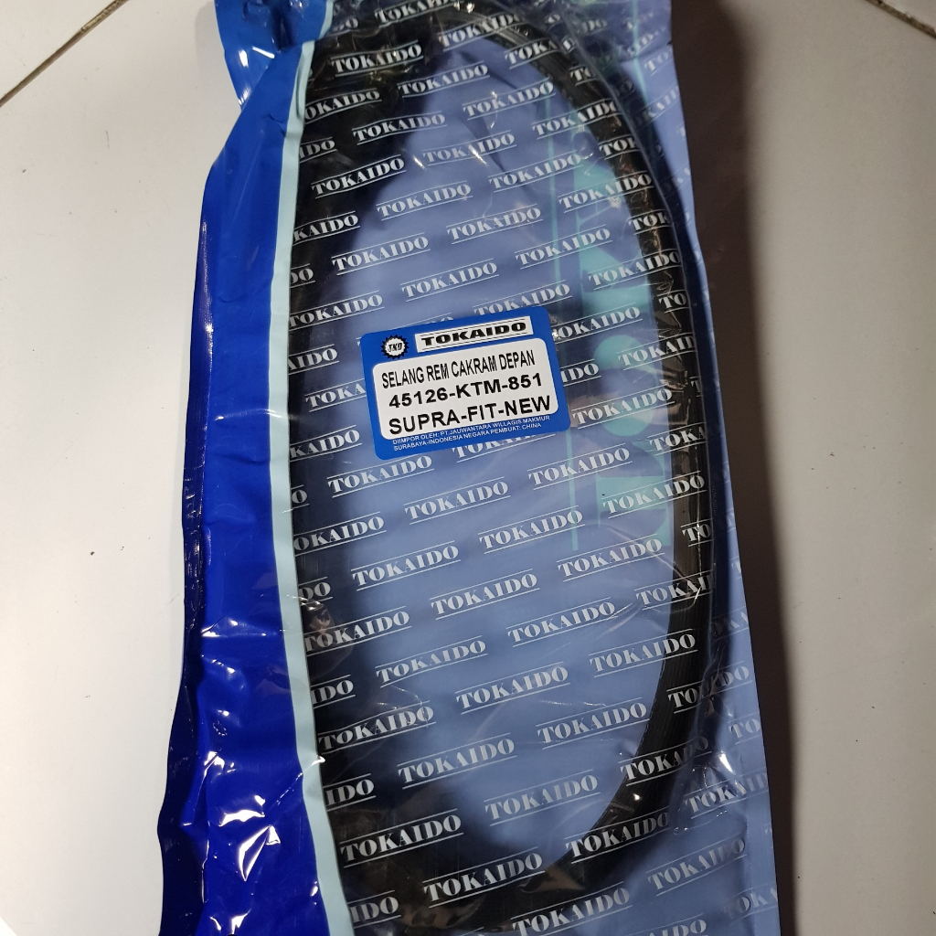 Selang Rem Cakram Depan Tokaido Supra Fit New