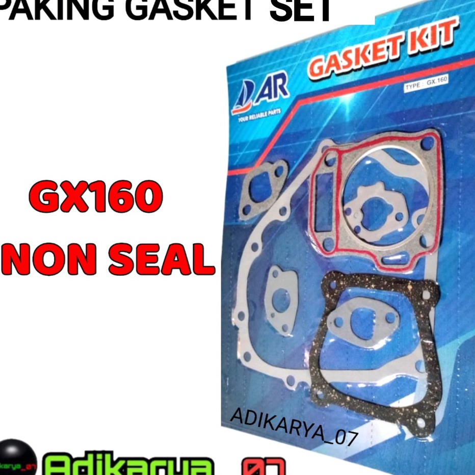 [KODE JZJWY] Paking gasket set GX160 GX200 NON SEAL paking top set GX160 GX200 paking Set Mesin GX16