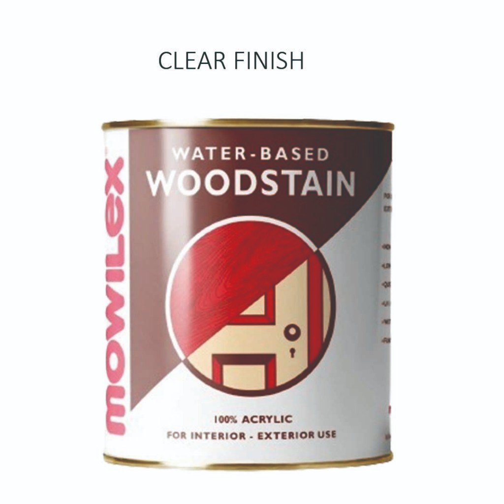 Mowilex Woodstain 1L - Clear Finish