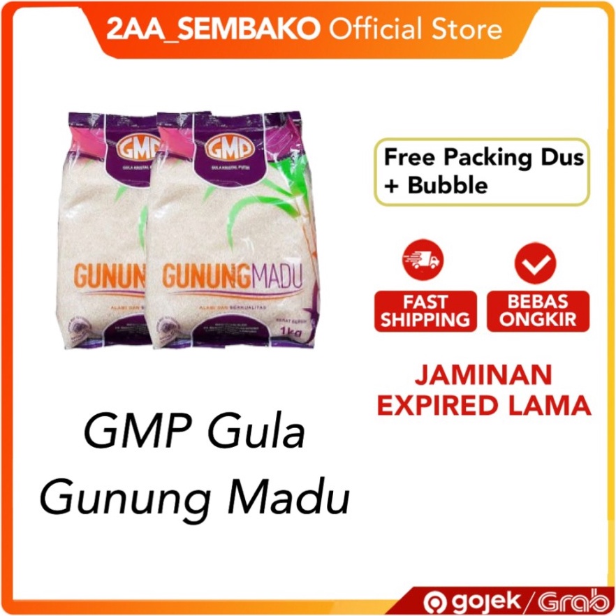 

[☜P77&] Gula Pasir Gmp gunung madu 1 Kg [58]