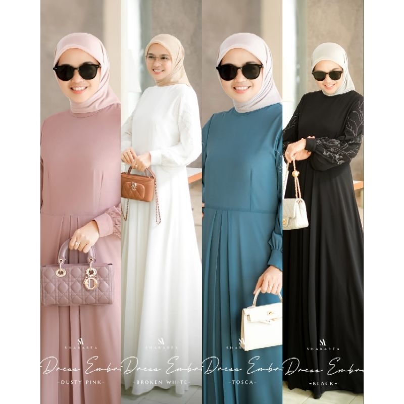 Safa dress embroidery  (Dress saja) by Shararea