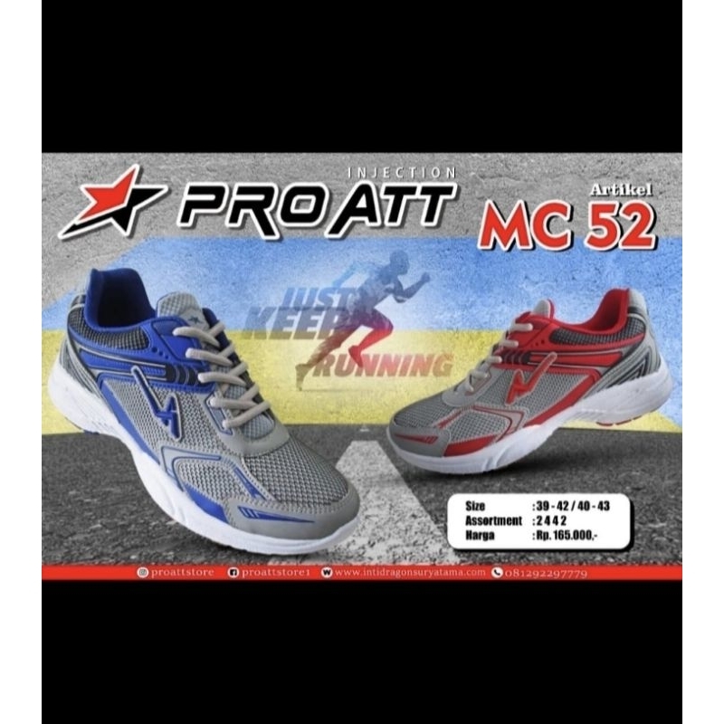Sepatu Cowok ProAtt Sepatu Pria Olahraga Casual