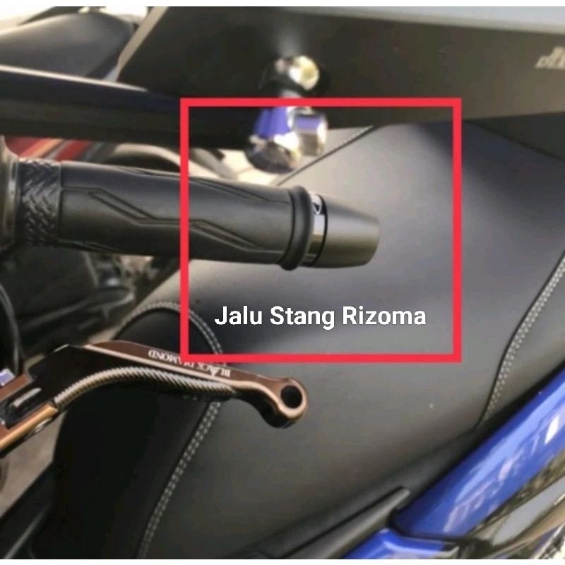 Jalu Stang Rizoma Dukaty Premium Almunium Censi Original Rizoma Jalu Bandul Bar end Universal motor 