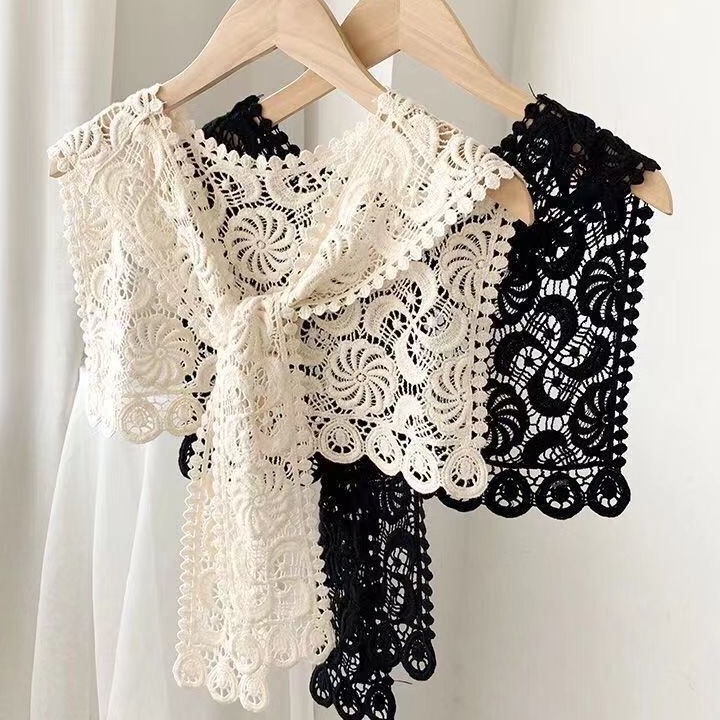 ZNBN8717 (C6369] Selendang Wanita Renda Aksesoris Wanita/Kerah Baju Instan/kerah Baju Wanita/Fake Co
