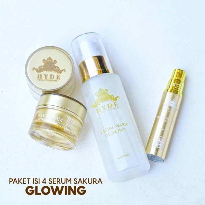 HYDE BEAUTY PAKET ISI 4 SERUM SAKURA | HYDE BEAUTY | HYDE BEAUTY SKINCARE | SKINCARE HYDE