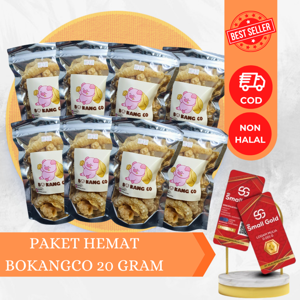 

PAKET HEMAT 7 RAMBAK BABI BOKANGCO 20 GRAM + FREE EMAS