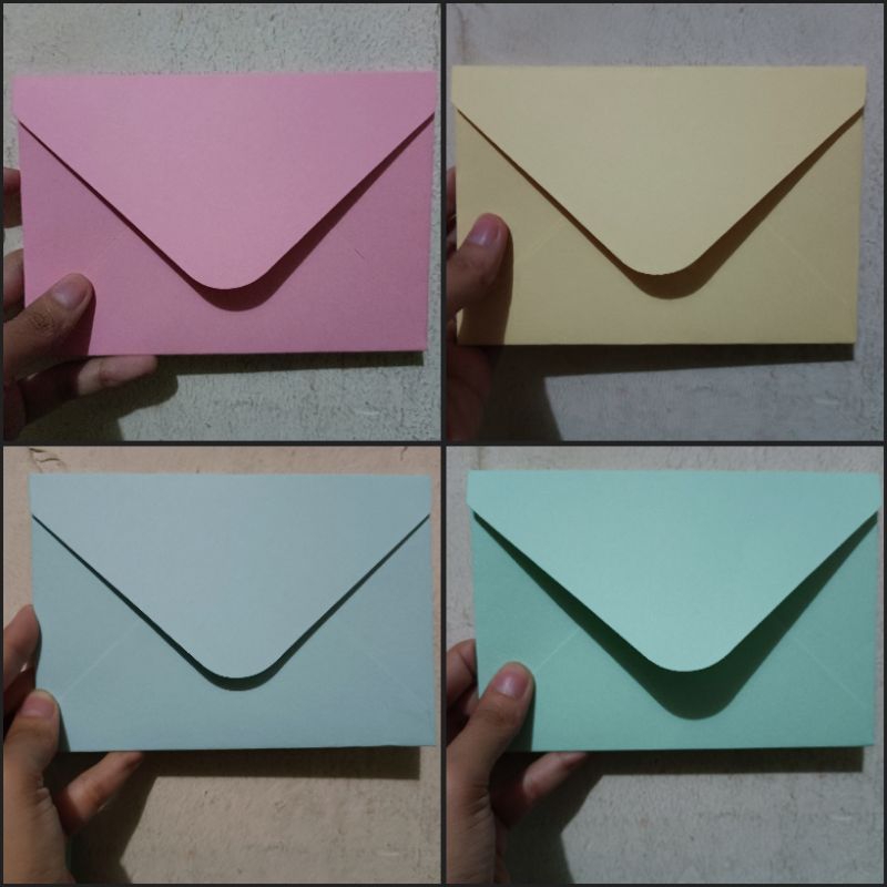 

Amplop A6 Kartutik ukuran 11x16cm Warna Warni