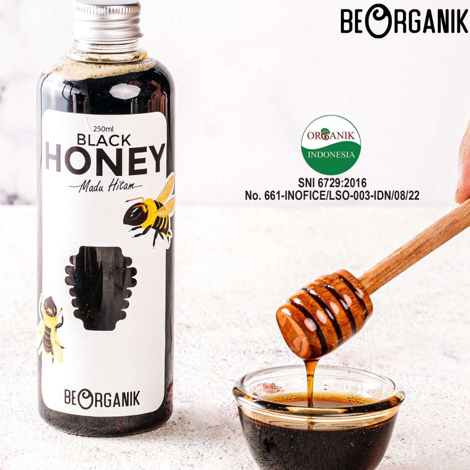 

Sale Madu Hitam Pahit Beorganik 250ml - Black Honey Asli 100%