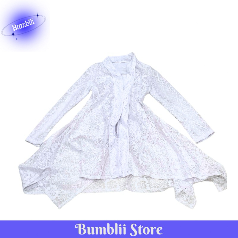 [Preloved] Kebaya Pengantin Jawa Putih Murah Size M-L