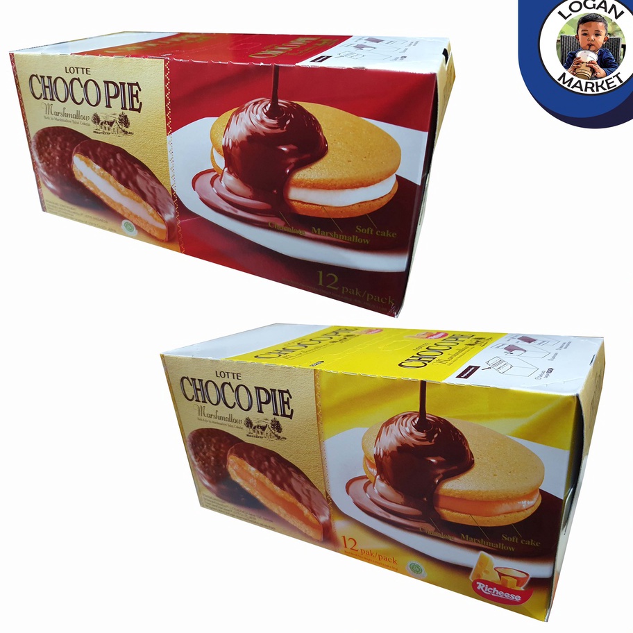 

Model Baru Lotte Pie Chocopie Isi 12 Pcs 12Pcs Varian Coklat n Keju