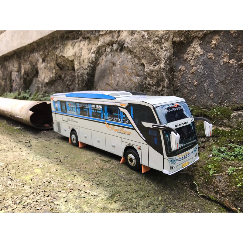 Papercraft bus skala 30 (besar) bebas request || riz_paperbus