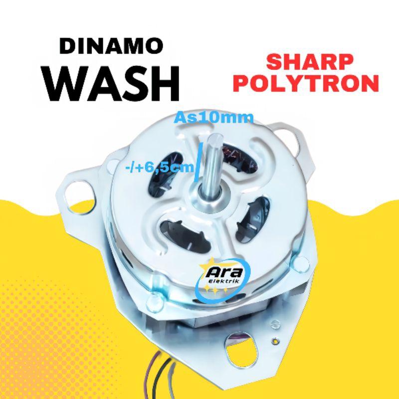 Dinamo Pencuci Mesin cuci 2 Tabung Umum Sharp Polytron