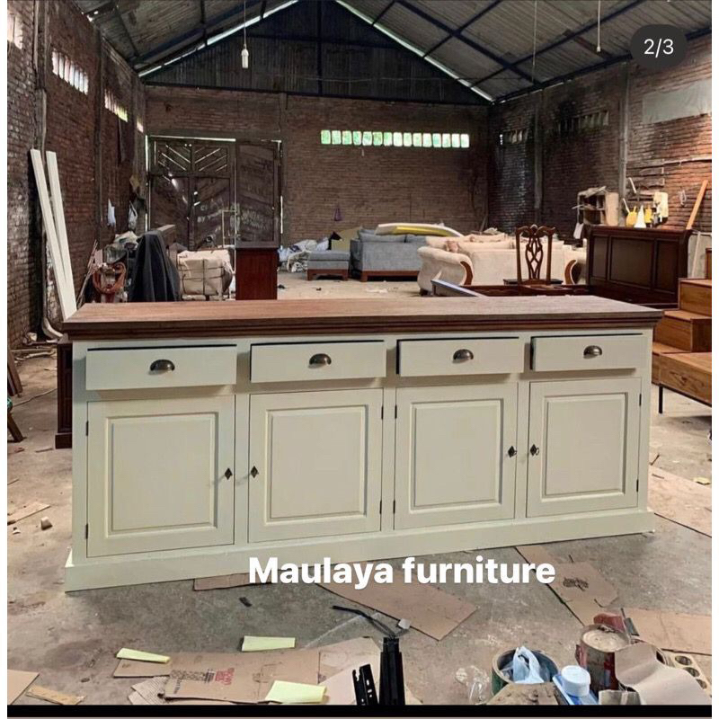 Bufet Duco Minimalis Meja Dapur Minimalis