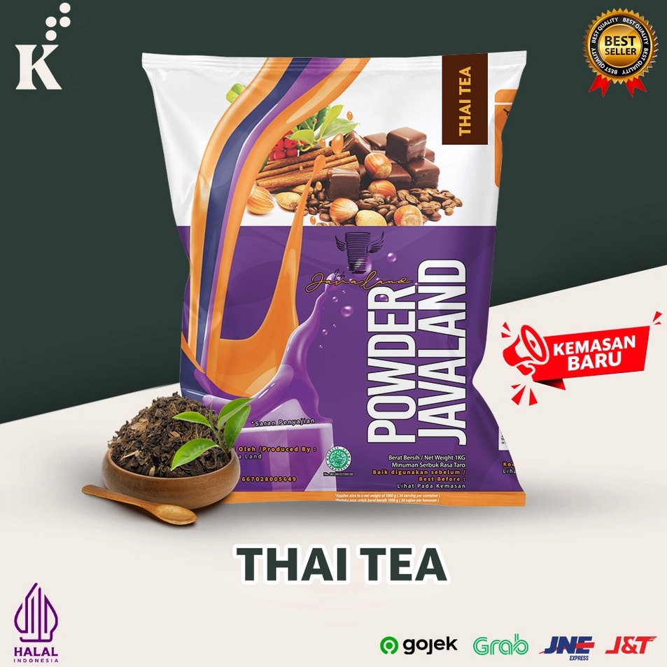 

Murah Banget Bubuk Minuman Bubble Powder Drink Rasa Thai Tea ORIGINAL Javaland 1 kg