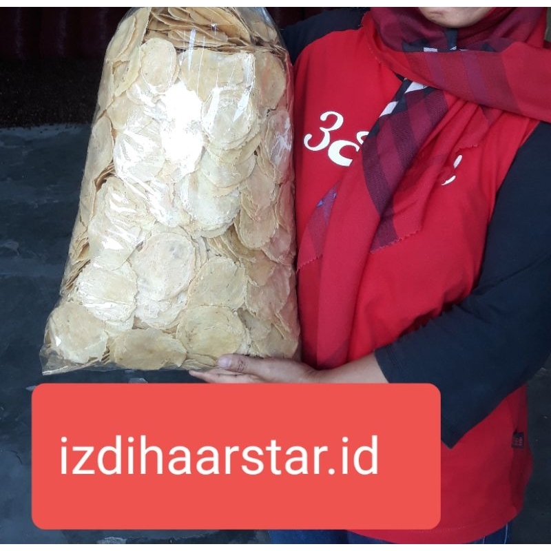 

emping mentah super/kerupuk melinjo 500gr