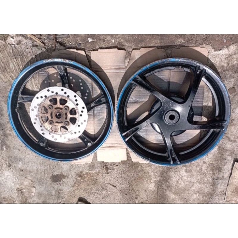 velg standar 1 set tapak kecil  mio m3/z/s/fino 125/soul gt 125/ all xeon 125 dll original