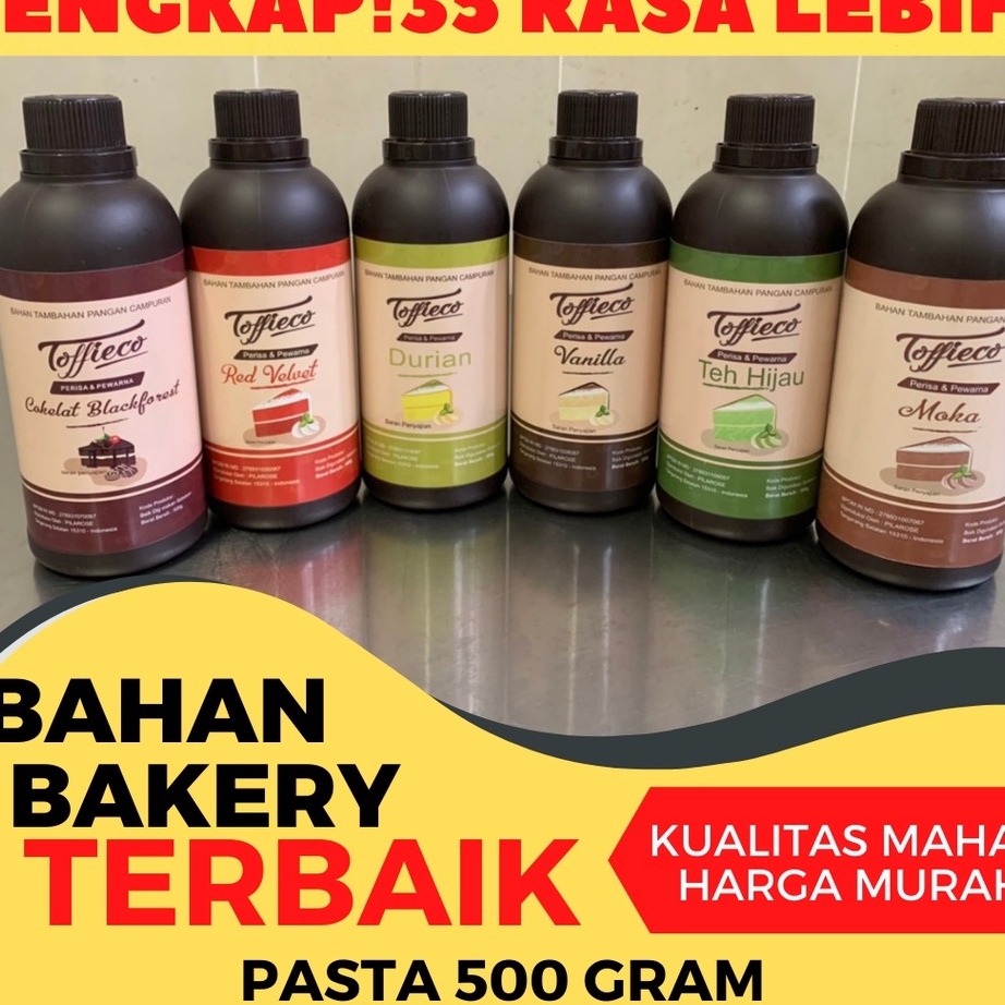 

★★★★ PASTA PERISA TOFFIECO 500 GRAM TERLENGKAP! 39 RASA!