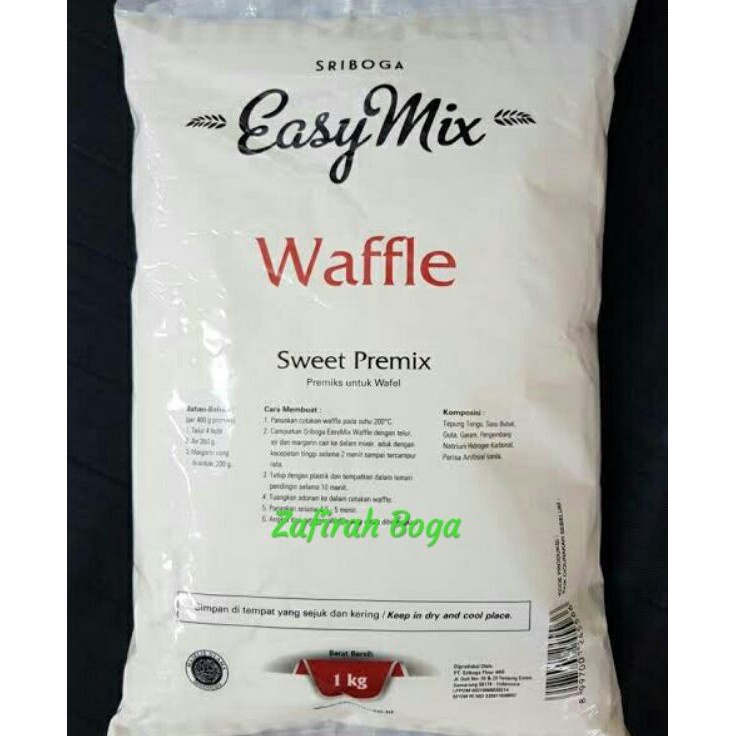 

Laris Tepung Easy Mix Sriboga Waffle 1kg