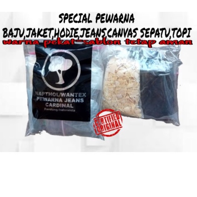 Top Product NAPTOL HITAM WANTEX PEWARNA PAKAIAN JEANS ASLI PABRIK BANDUNG