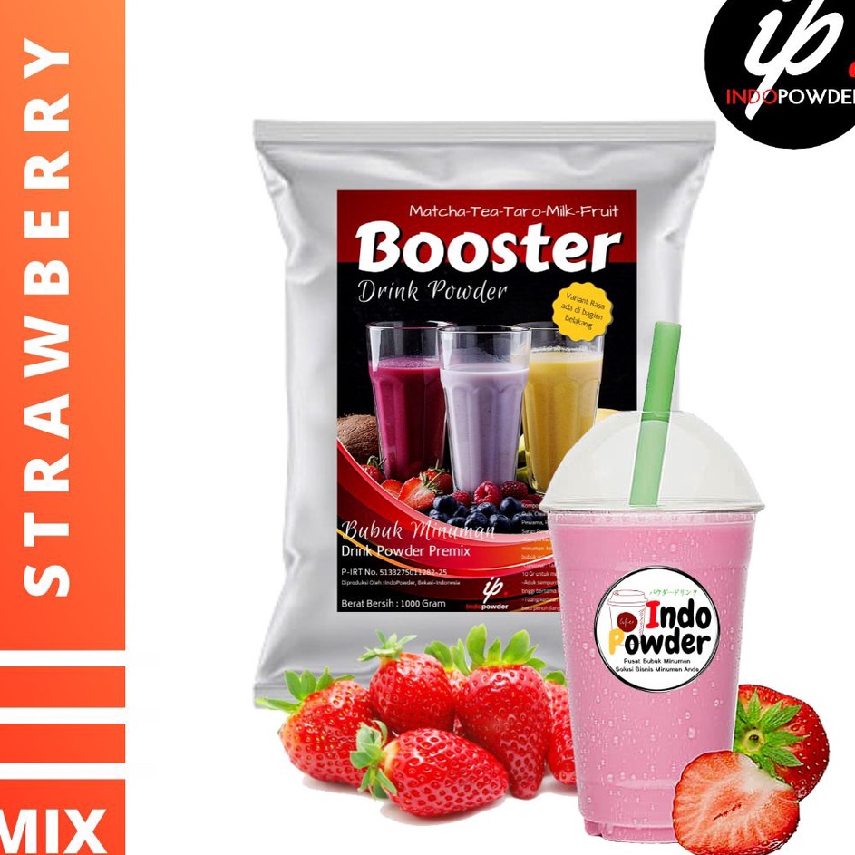 

Terlaris Bubuk Minuman Strawberry 1 Kg - Strawberry Powder - Bubuk Strawberry