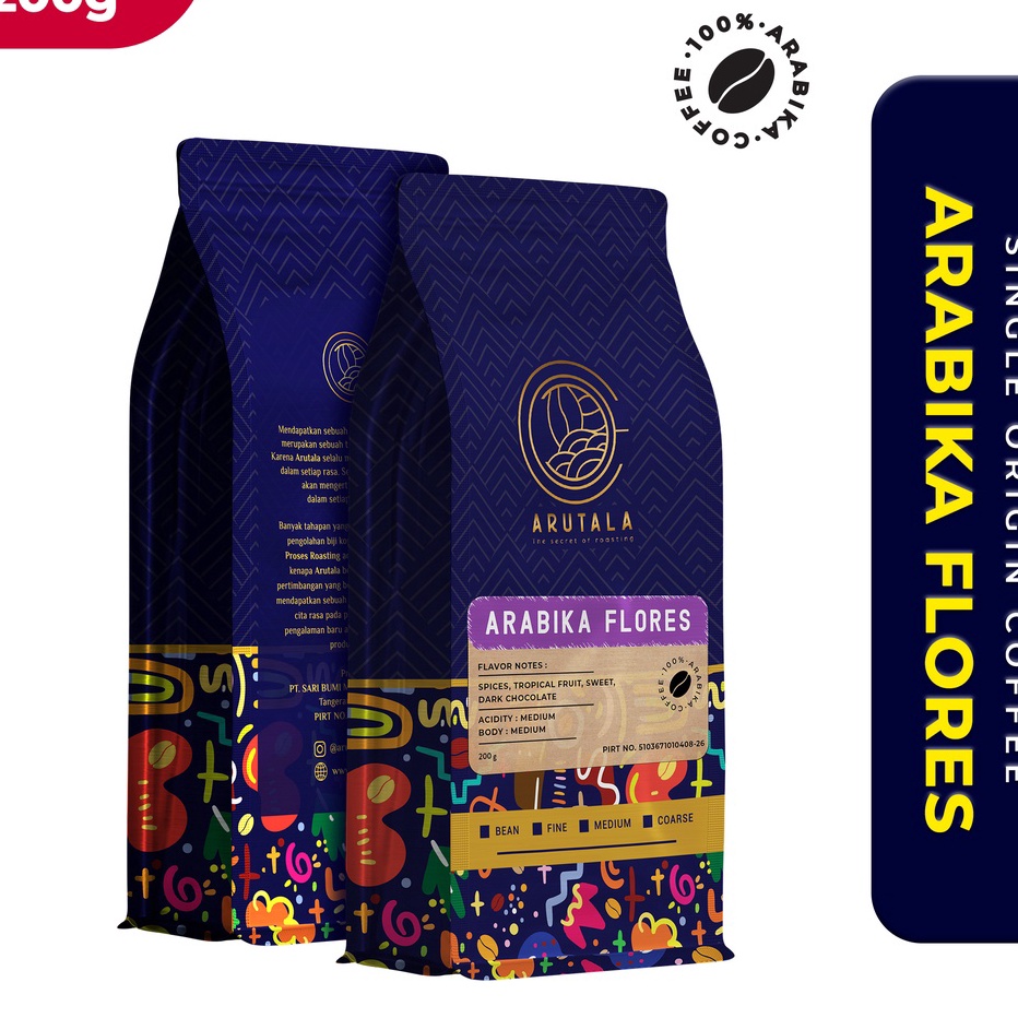 

Paling Popular ARUTALA Kopi Flores Bajawa Arabika Arabica Coffee 200 gram