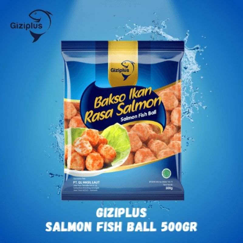 

giziplus salmon fish ball 500gr