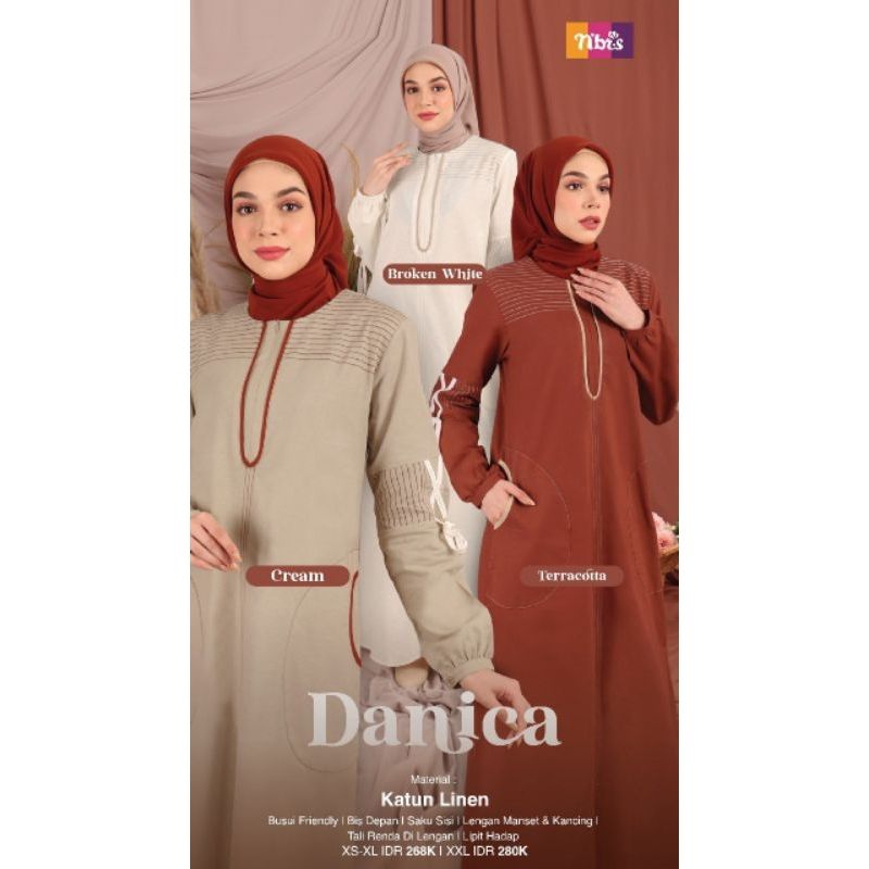 GAMIS NIBRAS DANICA/GAMIS SYARI/BAJU OOTD/BAJU MUSLIMAH/DRESS NIBRAS