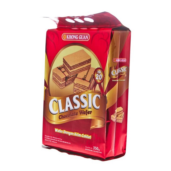 

Best Khong Guan Classic Wafer Chocolate 350 gr