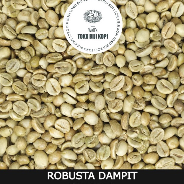 

Ready GREEN BEAN / KOPI MENTAH ROBUSTA DAMPIT GRADE 1 - 1 KG