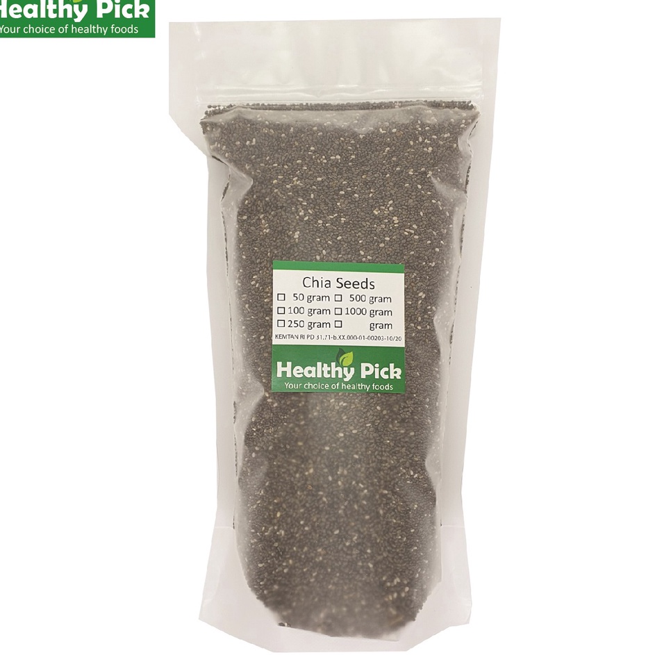 

Terupdate Black CHIA SEED Organic Organik 250 Gram / Seeds Hitam