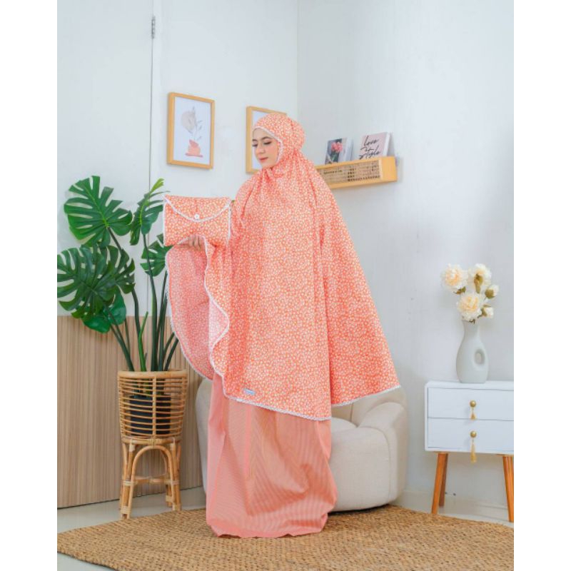Mukena Katun Jepang Zlassica Pocket Aqila Series