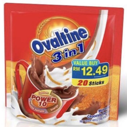 

Seller Ovaltine 3 in 1 chocolate malt Thailand 20 stick