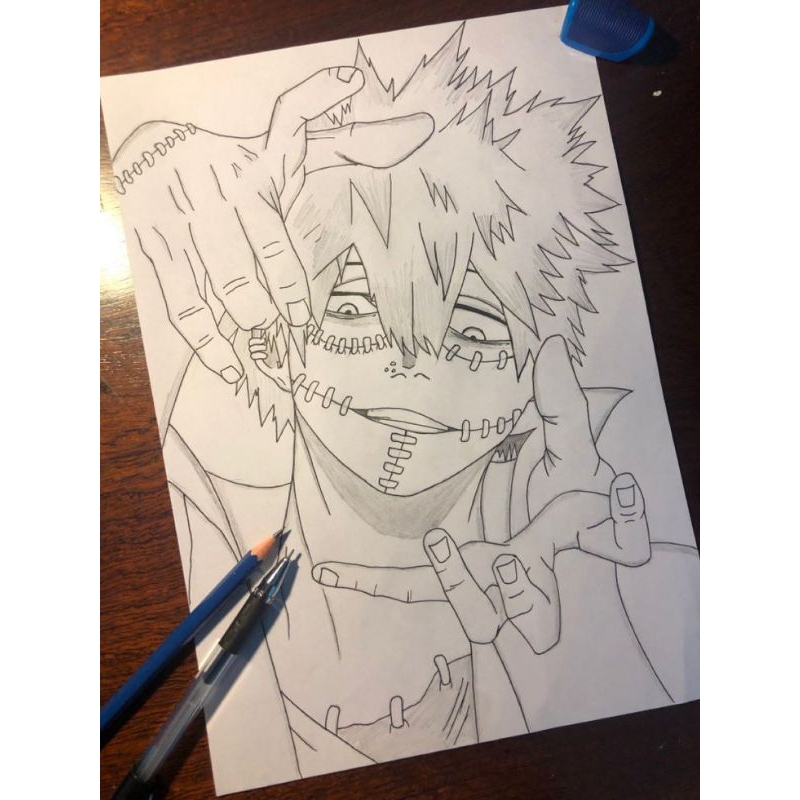 Gambaran anime/kartun | gambar bisa req dan random (gambar kertas) Cek : *DESKRIPSI*