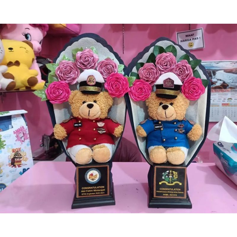KADO WISUDA/ BONEKA PROFESI / BONEKA AKMIL/ BONEKA AKPOL