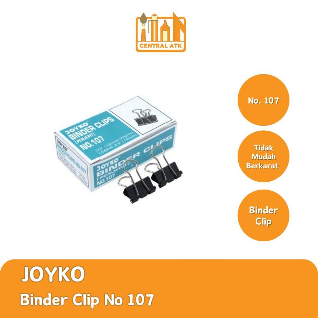 

BINDER CLIP / KLIP KERTAS JOYKO 19 MM NO.107
