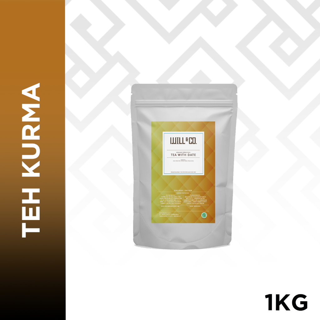 

Bubuk minuman Tea With Date Powder Premium 1Kg Will&Co