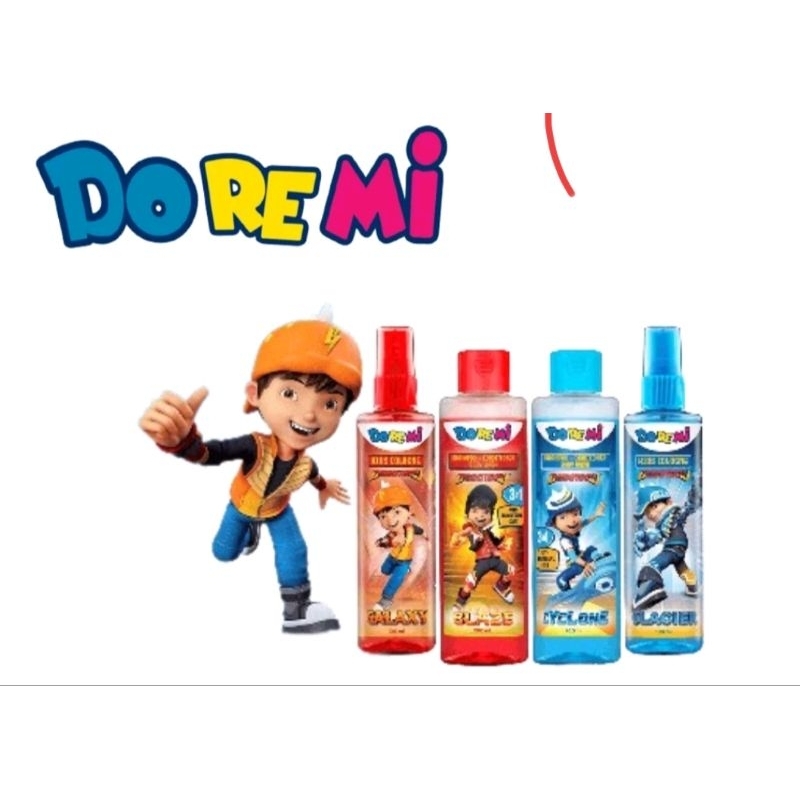 Doremi boboboiy 3in1body wash 200ml & Doremi boboboiy colg 100ml